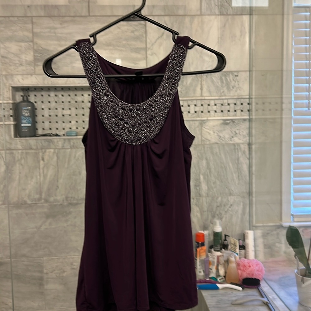 Gorgeous eggplant color top